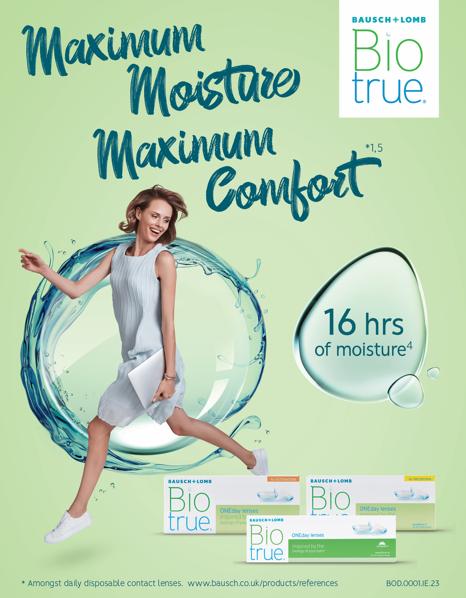 B+L Biotrue ONEday daily lenses